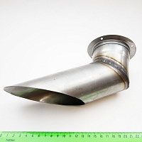 Патрубок выхлопной (металл) Thermo E320 D71mm